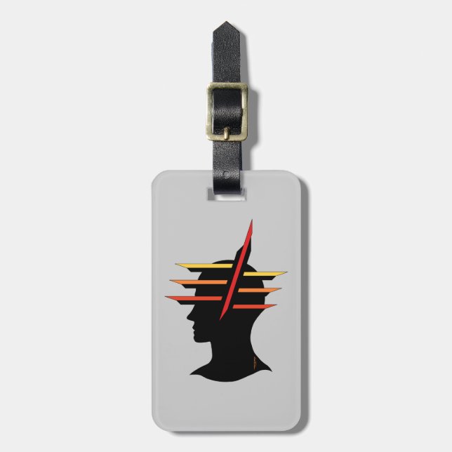 Abstrakt Gepäckanhänger (Vorderseite vertikal)