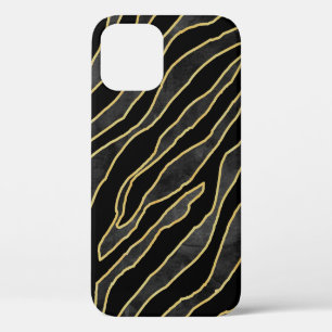 Abstrakt gestreift wie ein Zebra. Tierillustration Case-Mate iPhone Hülle