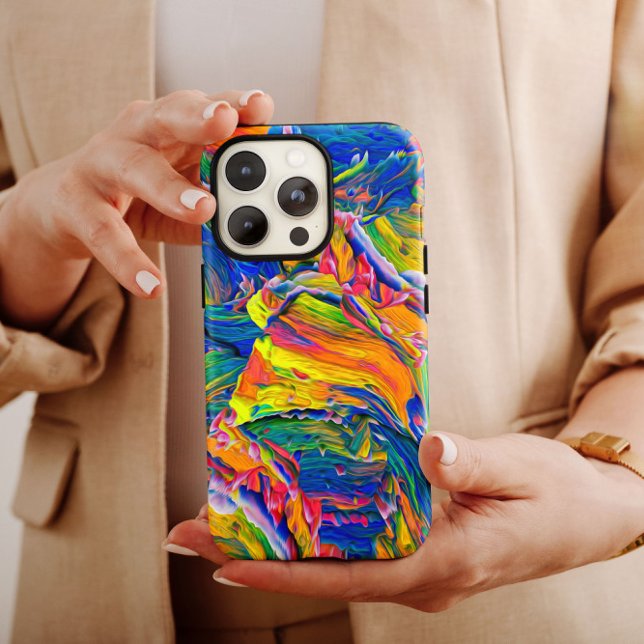 Abstrakt gestrichen | iPhone 14 Case-Mate Hülle (Von Creator hochgeladen)
