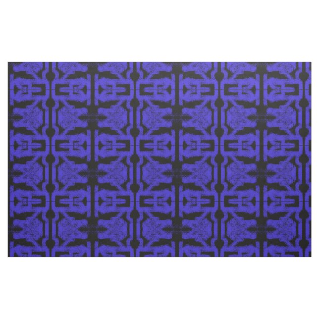 abstrakt gestrichen Thunder_Cove blau/schwarz Stoff (Fat Quarter (45,7 x 55,9 cm))