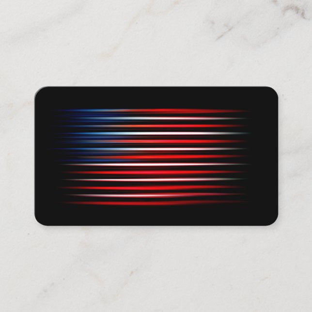 Abstrakt gestrichene amerikanische Flagge Visitenkarte (Vorderseite)