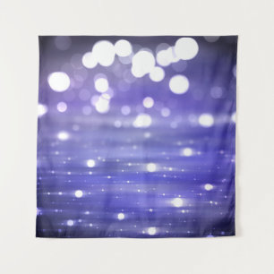Abstrakt glänzende violette Hintergrundgrafik Wandteppich