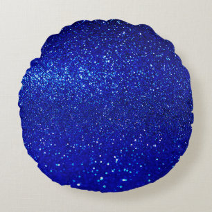 Abstrakt glänzender Glitzer-Hintergrund Rundes Kissen