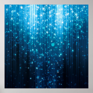 Abstrakt glühender Hintergrund Poster