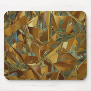 abstrakt goldgelb mousepad