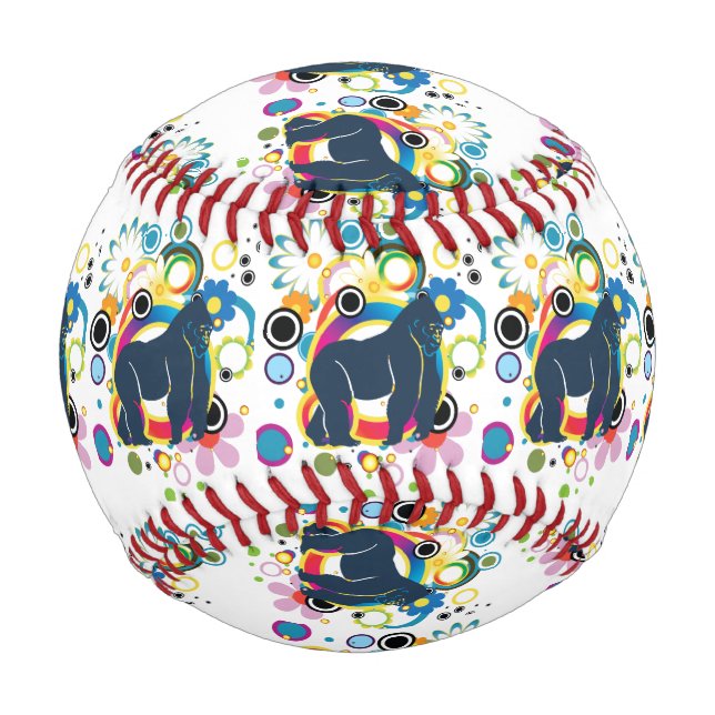 Abstrakt Gorilla Baseball (Vorderseite)