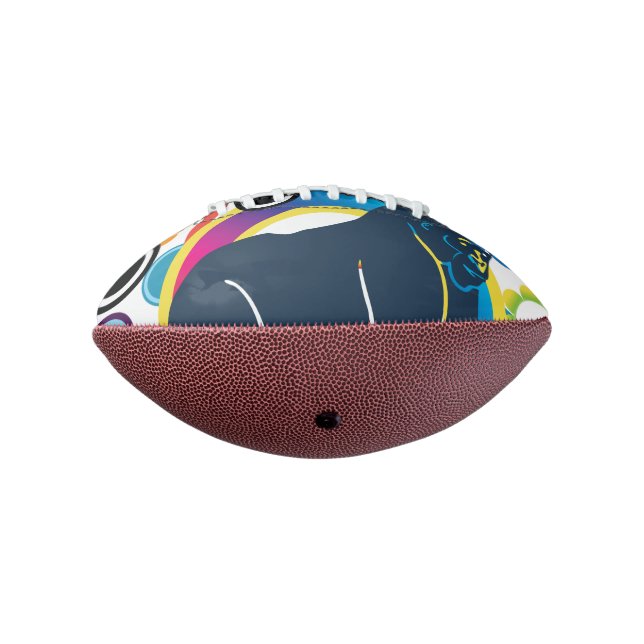 Abstrakt Gorilla Mini Football (Gedreht 270)