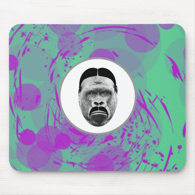 Abstrakt Gorilla Mousepad (Vorne)