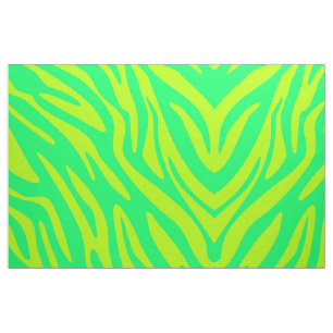 Abstrakt Green Zebra Stoff