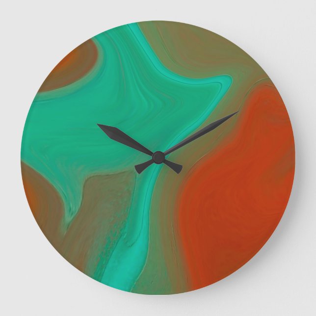 abstrakt große wanduhr (Vorderseite)
