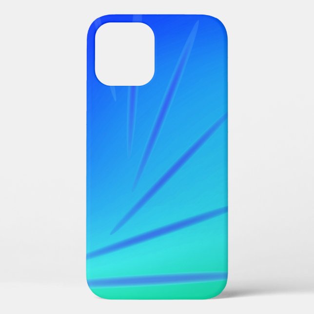 Abstrakt grün und blau Case-Mate iPhone hülle (Rückseite)