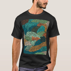 Abstrakt Grunge: Nahtloses Muster. T-Shirt