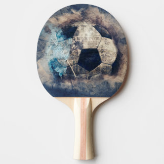 Abstrakt Grunge Soccer Tischtennis Schläger