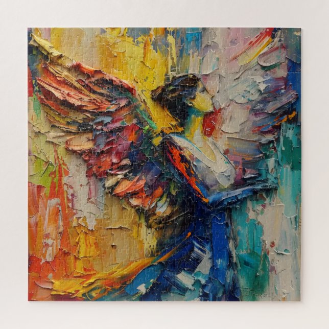 Abstrakt Guardian Angel Puzzle (Vertikal)