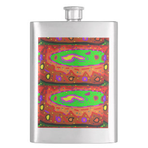 ABSTRAKT HIPPY ART RETRO FLACHMANN