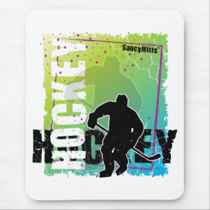 Abstrakt Hockey (männlich) Mousepad