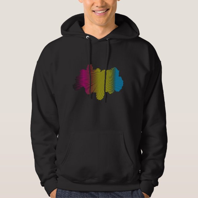 Abstrakt Hoodie (Vorderseite)