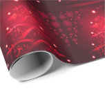 Abstrakt HORSE Lover Red Christmas Trees Geschenkpapier<br><div class="desc">Auf einen Blick sehen sie so aus,  als ob sie Weihnachtsbäume beleuchtet hätten. NAH werden sie aus sechs Abstrakten Stilistipferden hergestellt</div>