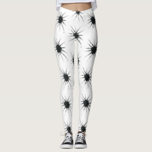 Abstrakt in Band und Buchstaben 3 Leggings