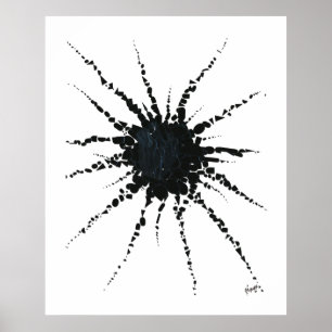 Abstrakt in Band und Buchstaben 3 Poster