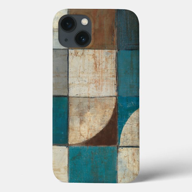 Abstrakt in Blau und Braun Case-Mate iPhone Hülle (Rückseite)