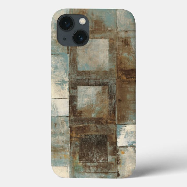 Abstrakt in Blau und Braun Case-Mate iPhone Hülle (Rückseite)
