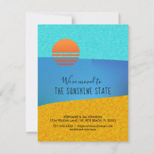 Abstrakt in den Sunshine Staat Neue Adresse übertr Ankündigung