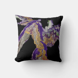 Abstrakt in der Lila - Fluid - Akryla - Bauweise Kissen