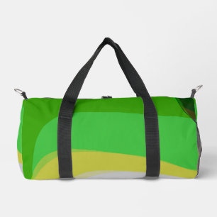 Abstrakt in Grün und Gelb 1004 Duffle Bag