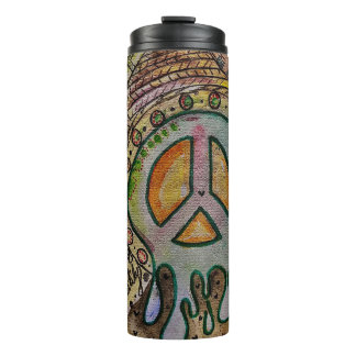 Abstrakt Inner Peace Tumbler Thermosbecher