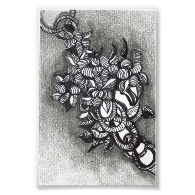 Abstrakt Inspiriert. Ein Bündel von Winkel Fotodruck (Vorne)