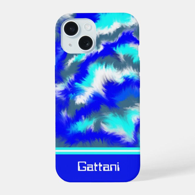 abstrakt iPhone 15 hülle (Rückseite)