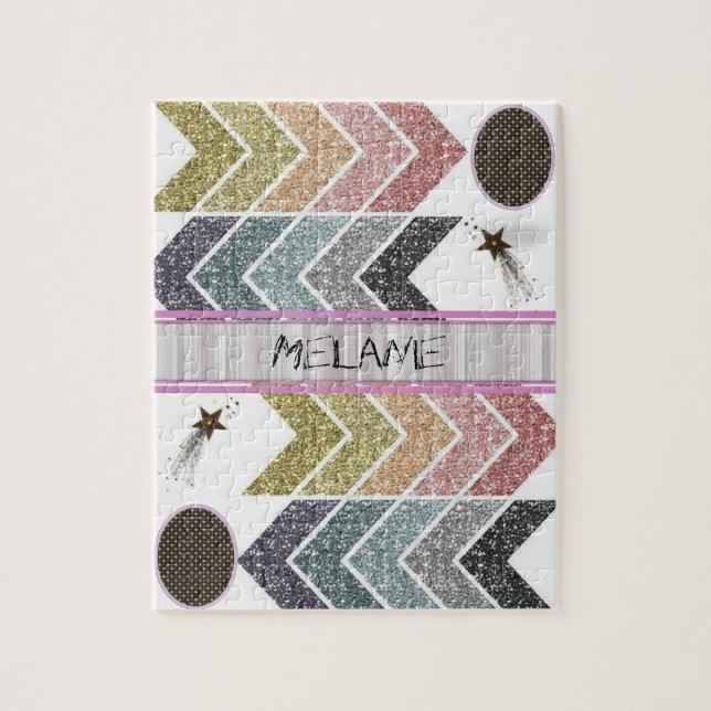 Abstrakt Jigsaw Puzzle Daisy (Vertikal)