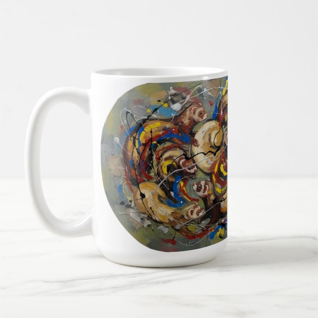 Abstrakt Kaffeetasse (Links)