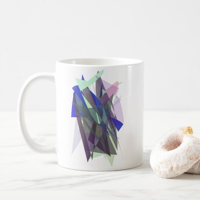 Abstrakt Kaffeetasse (Mit Donut)