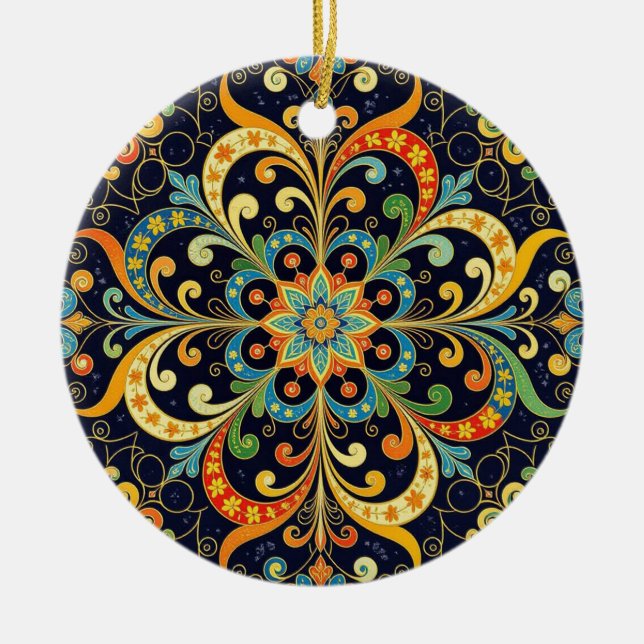 Abstrakt Keramik Ornament (Vorne)