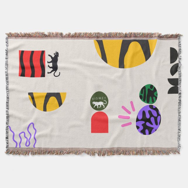 Abstrakt Kismet Decke (Vorderseite)