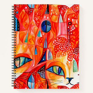 Abstrakt Kitts-Notebook Notizbuch