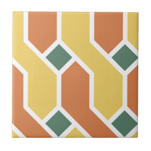 Abstrakt, klein (4,25" x 4,25") fliese