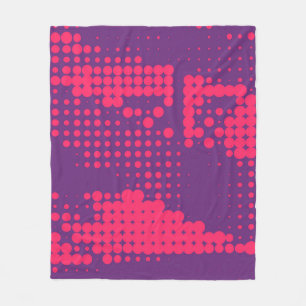 Abstrakt Kreative konzept-comics pop art stil bla Fleecedecke