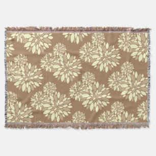 Abstrakt Kunst Blumen Creme Blütenblätter Decke