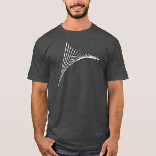 Abstrakt Lasers Swoosh T-Shirt