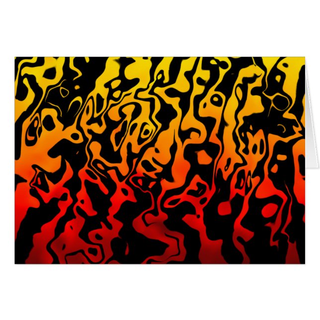 Abstrakt Lava Swirl (Vorderseite (Horizontal))