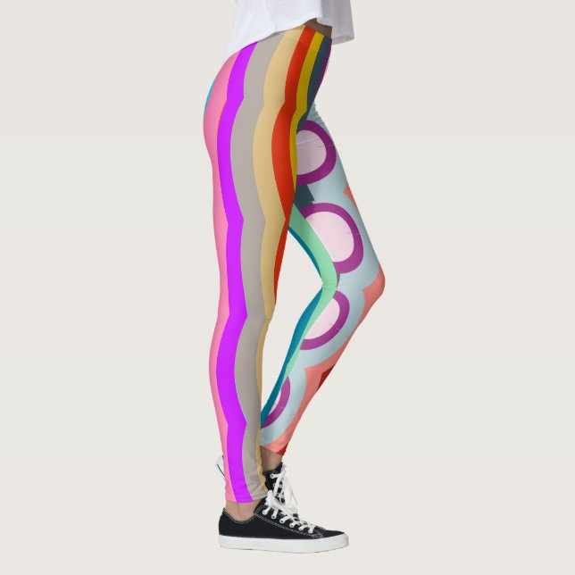 Abstrakt Leggings (Rechts)