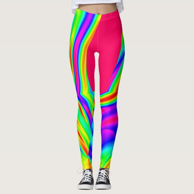 Abstrakt Leggings (Vorderseite)