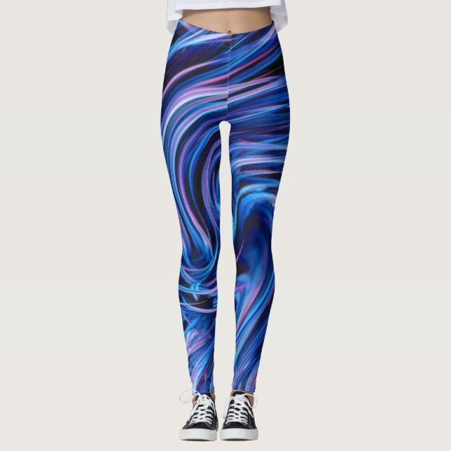 Abstrakt Leggings (Vorderseite)