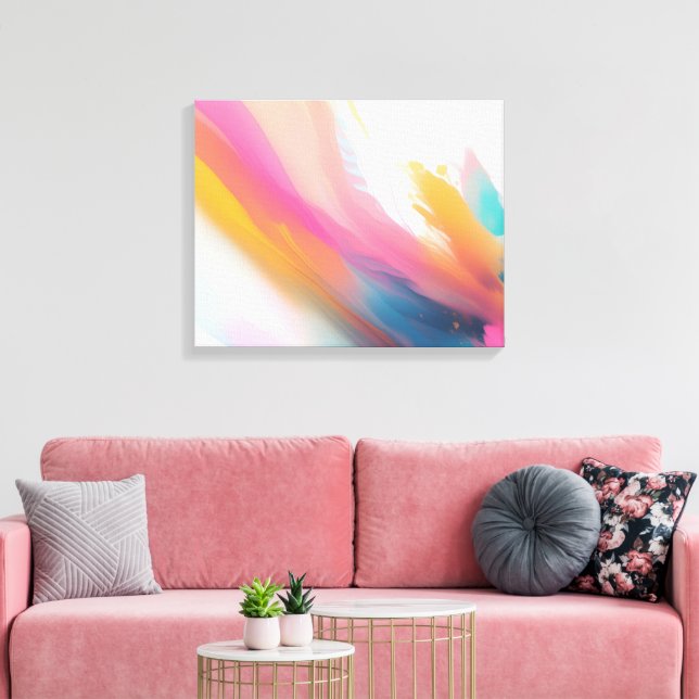 abstrakt leinwanddruck (Insitu (Wohnzimmer))