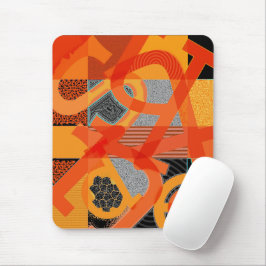 Abstrakt Letter Art Mouse Pad Mousepad