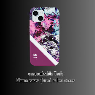 abstrakt lila + Beerenton cooler Marmor Case-Mate iPhone Hülle
