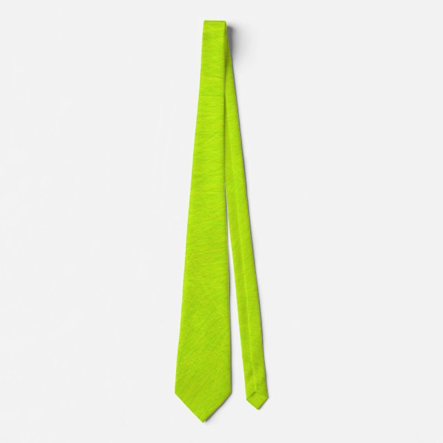 Abstrakt Lime Green Krawatte (Vorderseite)